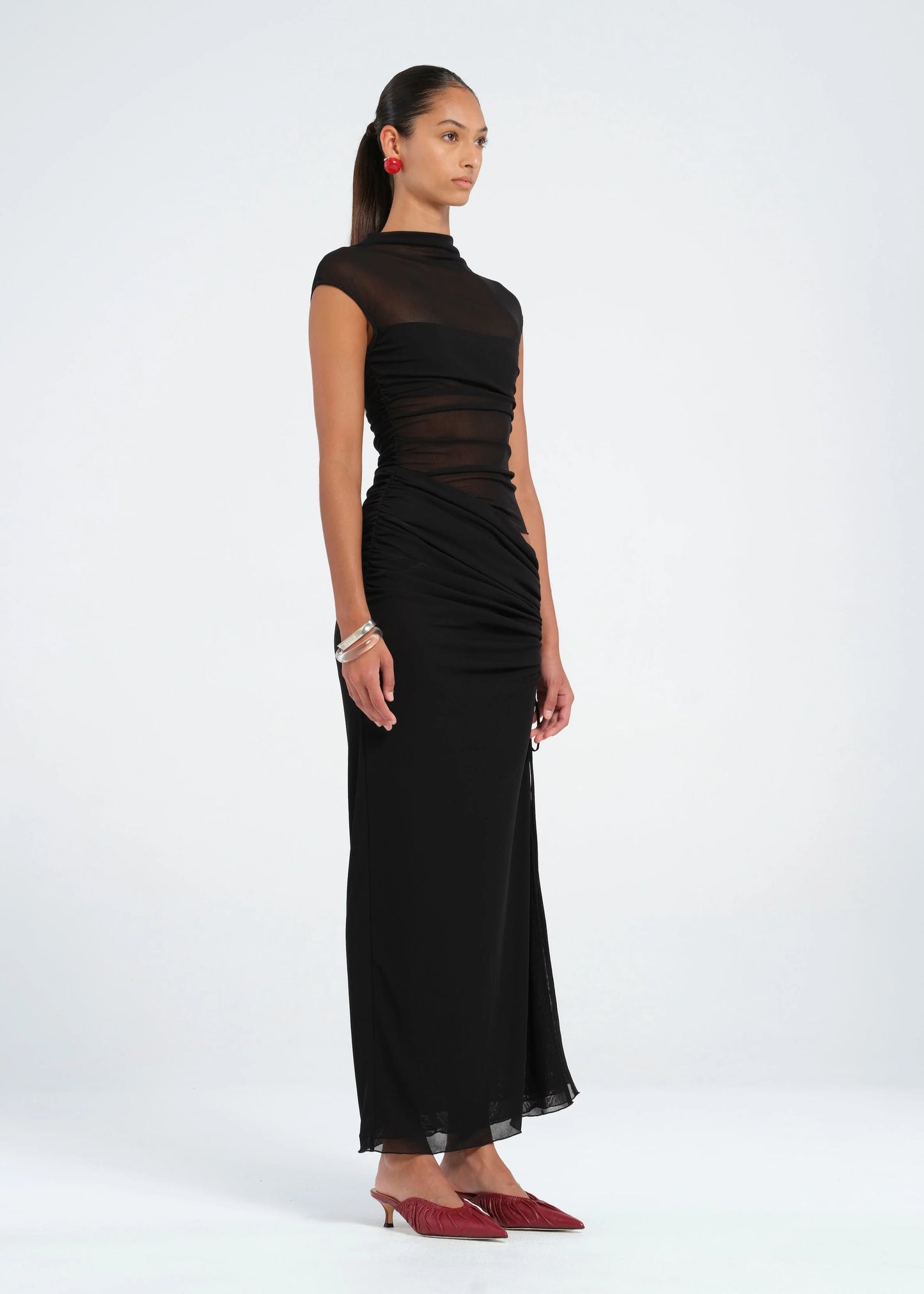 Benni Milo Mesh Maxi Dress
