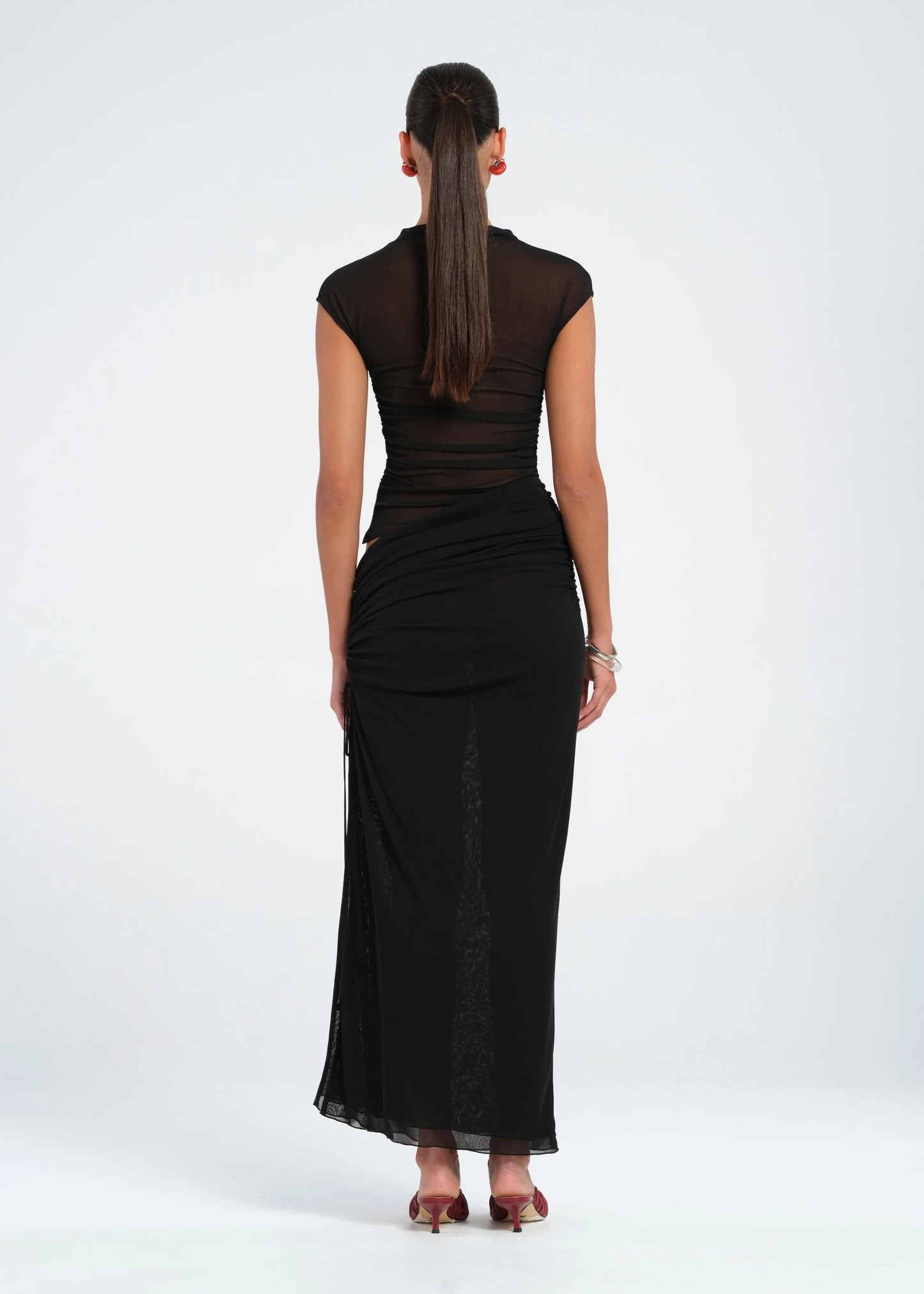 Benni Milo Mesh Maxi Dress